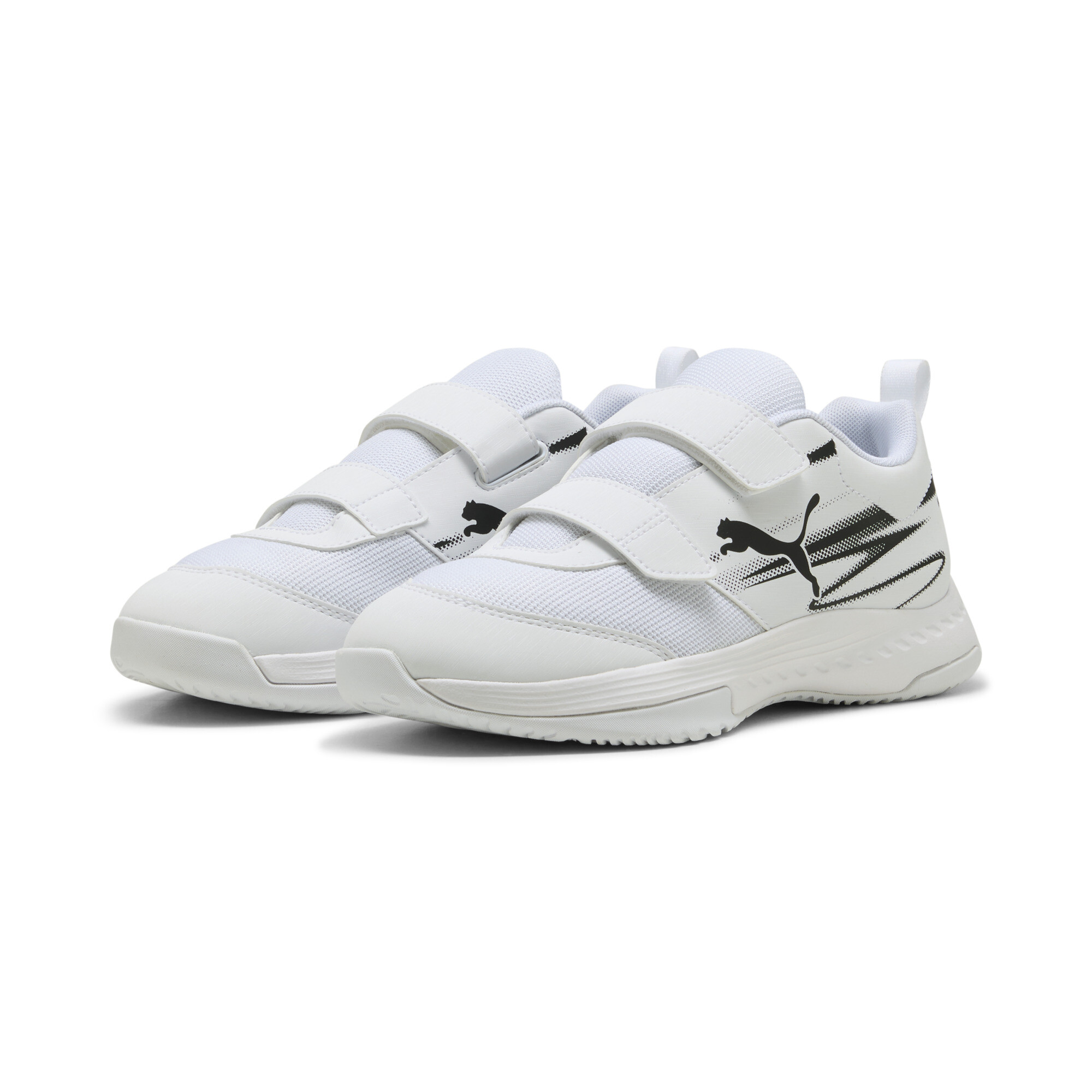 PUMA Varion II zaalschoenen, Zwart/Wit, Maat 28 thumbnail 6