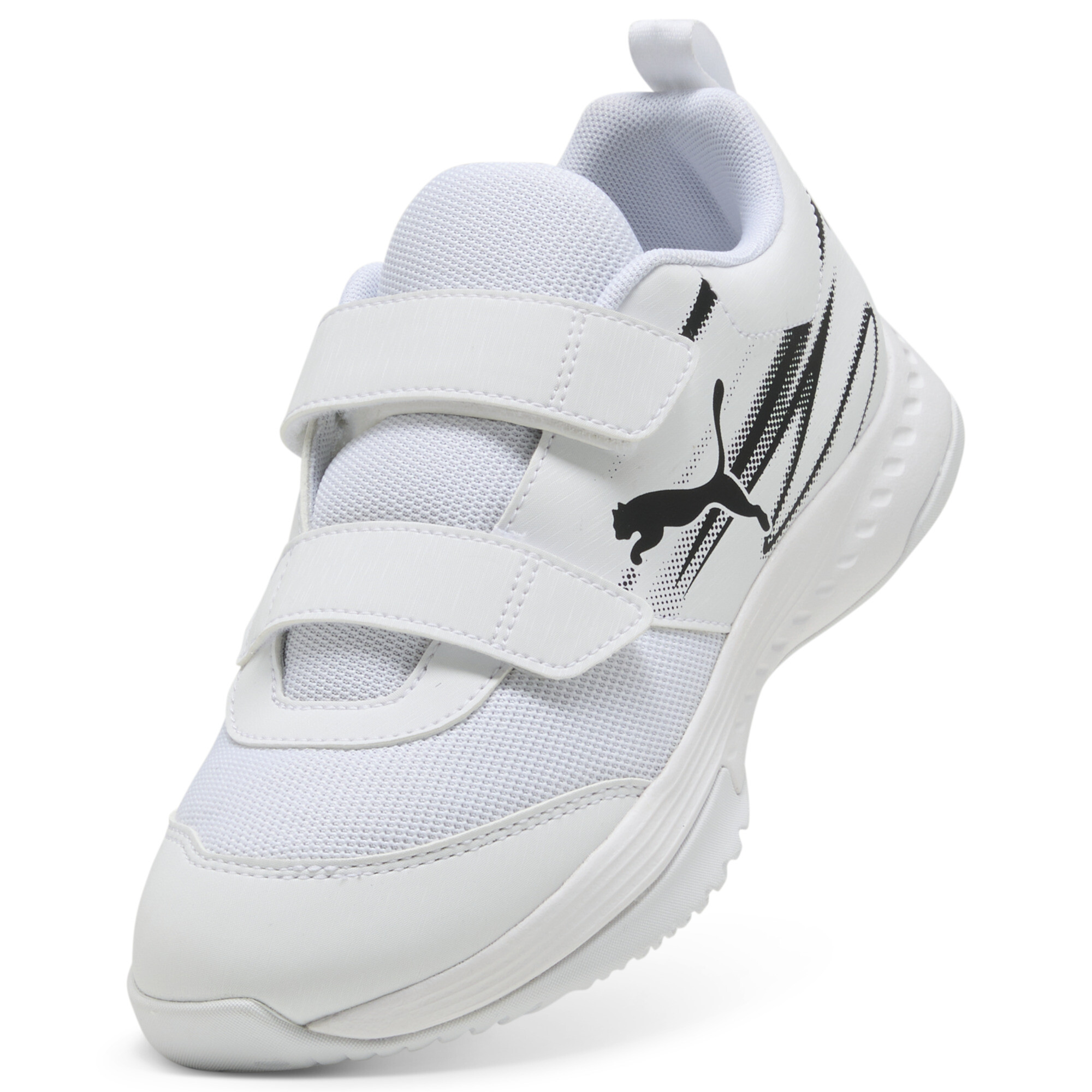 PUMA Varion II zaalschoenen, Zwart/Wit, Maat 28 thumbnail 2
