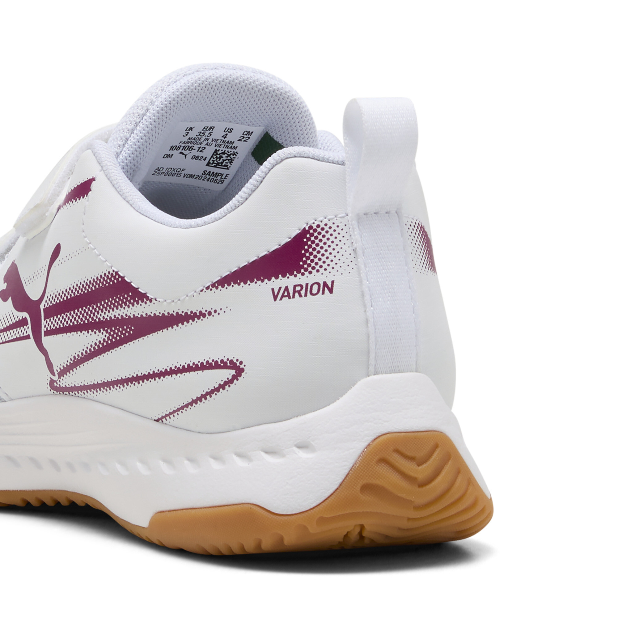 PUMA Varion II zaalschoenen, Wit, Maat 33 thumbnail 5