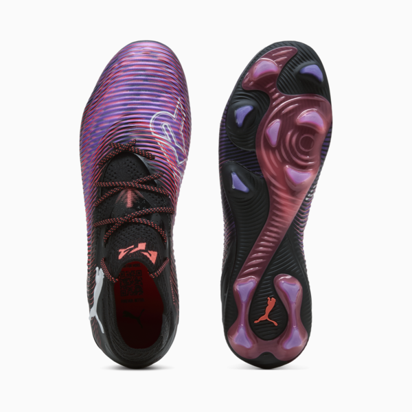 Botines de fútbol FUTURE 8 ULTIMATE FG, PUMA Black-PUMA White-Glowing Red, large-ARG