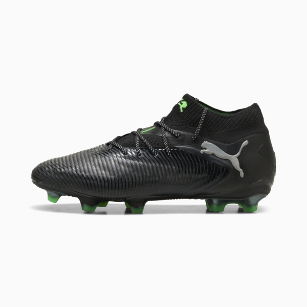 Tacos de fútbol FUTURE 8 ULTIMATE FG, PUMA Black-Cool Light Gray-Fluo Green, large-MEX