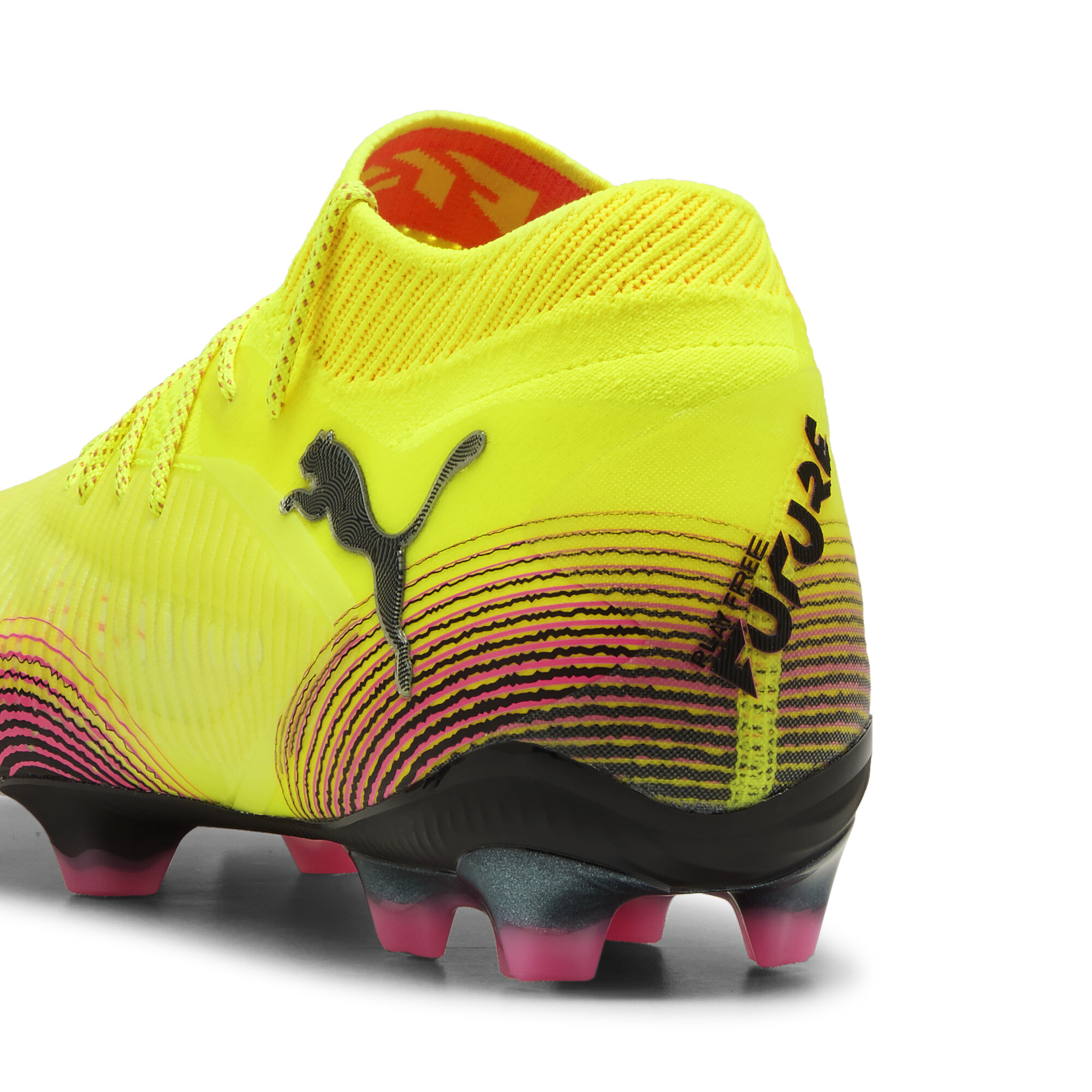 PUMA FUTURE 8 ULTIMATE FG voetbalschoenen, Zwart/Geel, Maat 39 thumbnail 6
