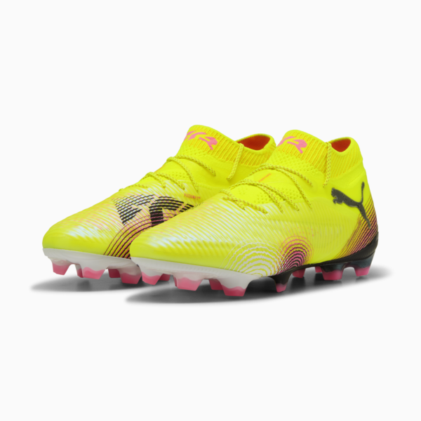 Tacos de fútbol FUTURE 8 ULTIMATE FG, Yellow Alert-PUMA Black-Sun Struck, large-MEX