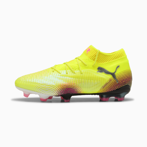 Tacos de fútbol FUTURE 8 ULTIMATE FG, Yellow Alert-PUMA Black-Sun Struck, large-MEX