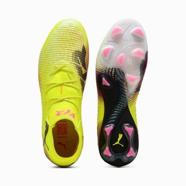 Tacos de fútbol FUTURE 8 ULTIMATE FG, Yellow Alert-PUMA Black-Sun Struck, large-MEX