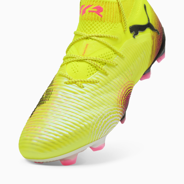Tacos de fútbol FUTURE 8 ULTIMATE FG, Yellow Alert-PUMA Black-Sun Struck, large-MEX