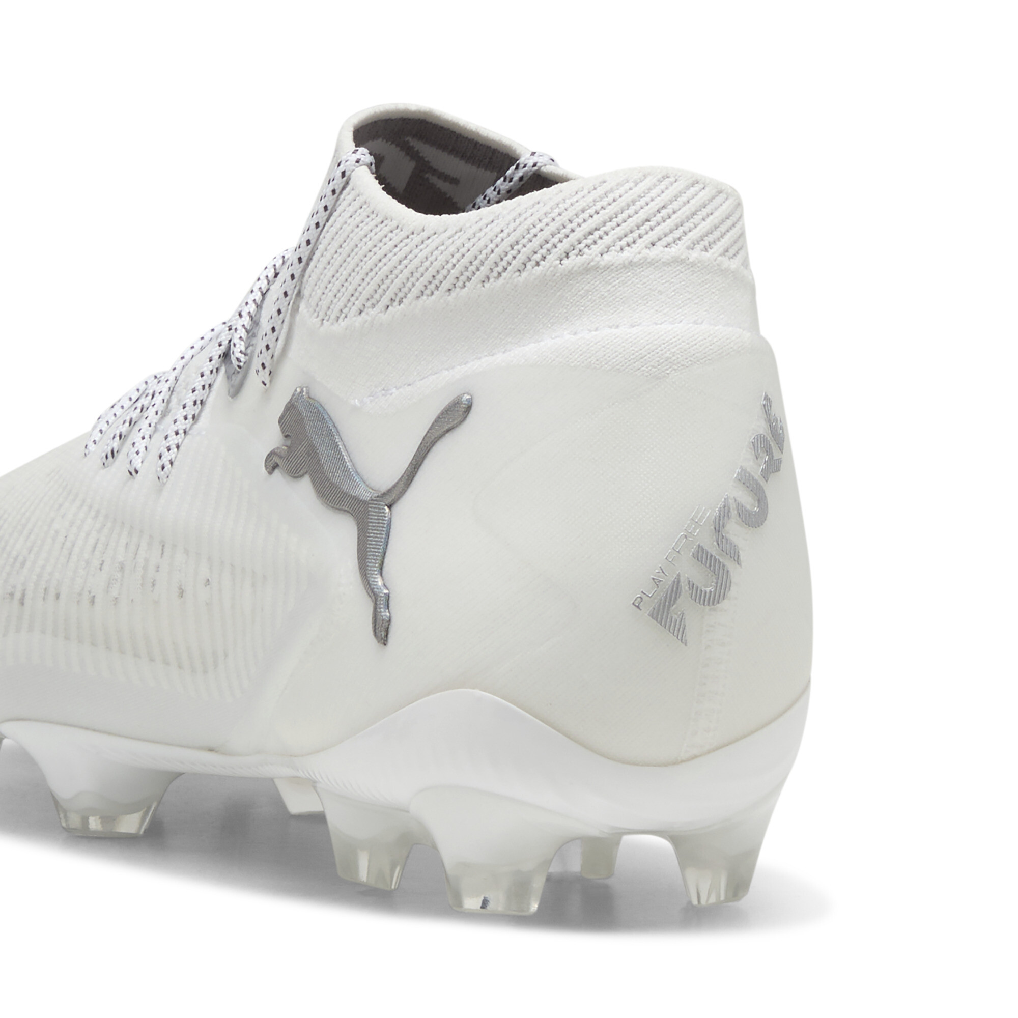 PUMA FUTURE 8 ULTIMATE FG voetbalschoenen, Wit/Zilver, Maat 38 thumbnail 5
