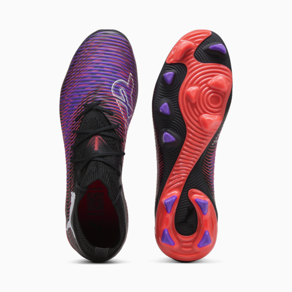 Botines de fútbol FUTURE 8 PRO FG/AG, PUMA Black-PUMA White-Glowing Red, large-ARG