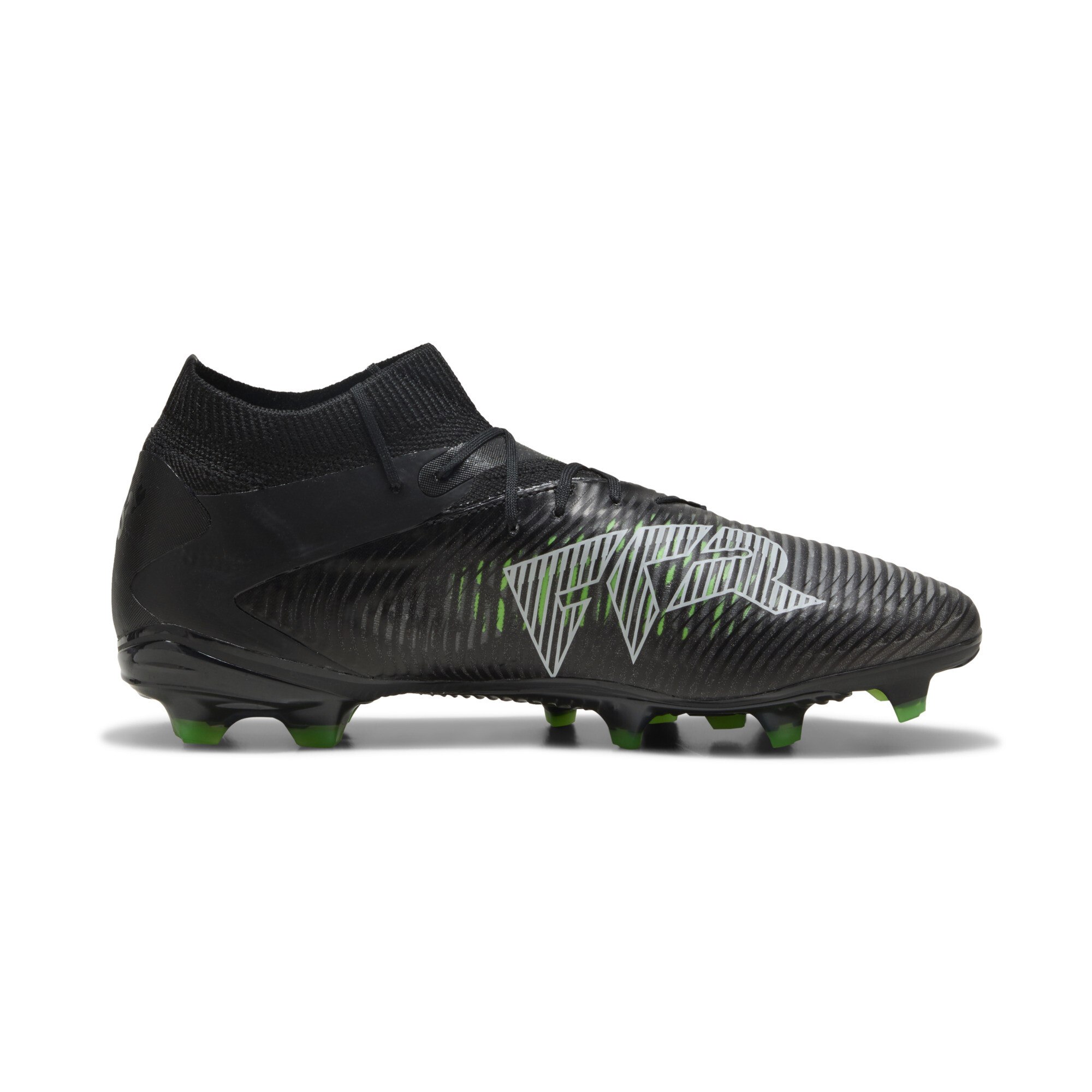PUMA FUTURE 8 PRO FG/AG voetbalschoenen, Groen/Zwart/Grijs, Maat 40,5 thumbnail 3