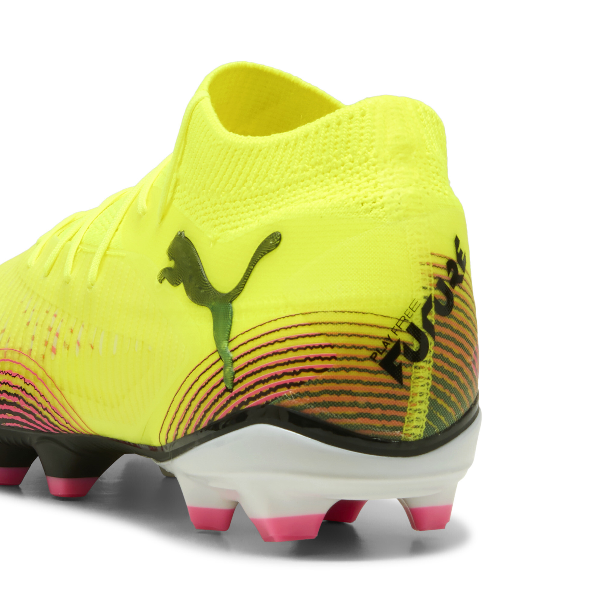 PUMA FUTURE 8 PRO FG/AG voetbalschoenen, Zwart/Geel, Maat 46,5 thumbnail 5