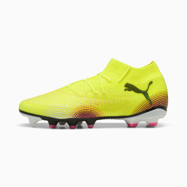 FUTURE 8 PRO FG/AG Football Boots Unisex, Yellow Alert-PUMA Black-Sun Struck, large-ZAF