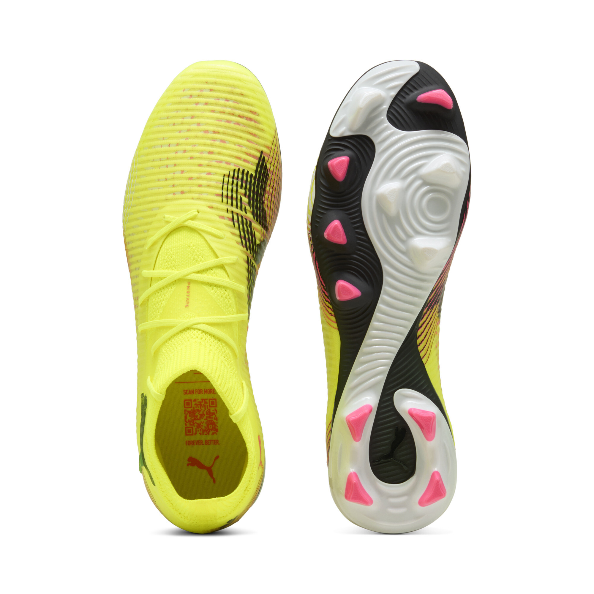 PUMA FUTURE 8 PRO FG/AG voetbalschoenen, Zwart/Geel, Maat 46,5 thumbnail 4