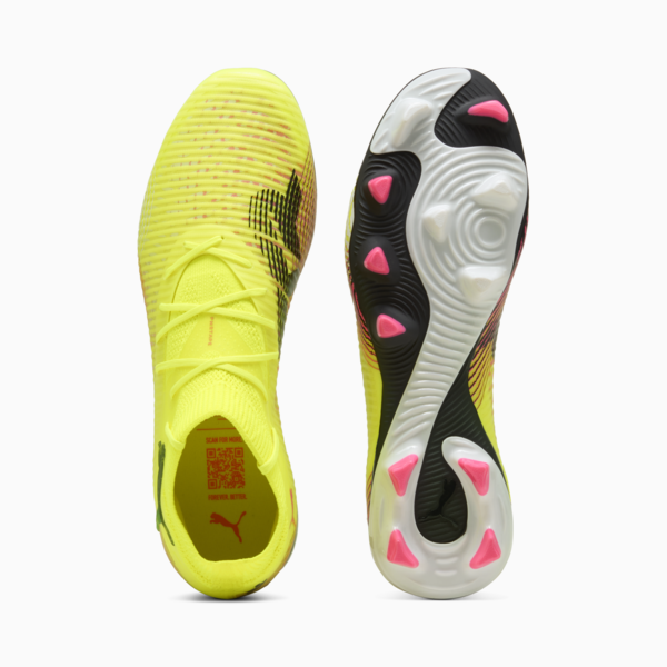 FUTURE 8 PRO FG/AG Football Boots Unisex, Yellow Alert-PUMA Black-Sun Struck, large-ZAF