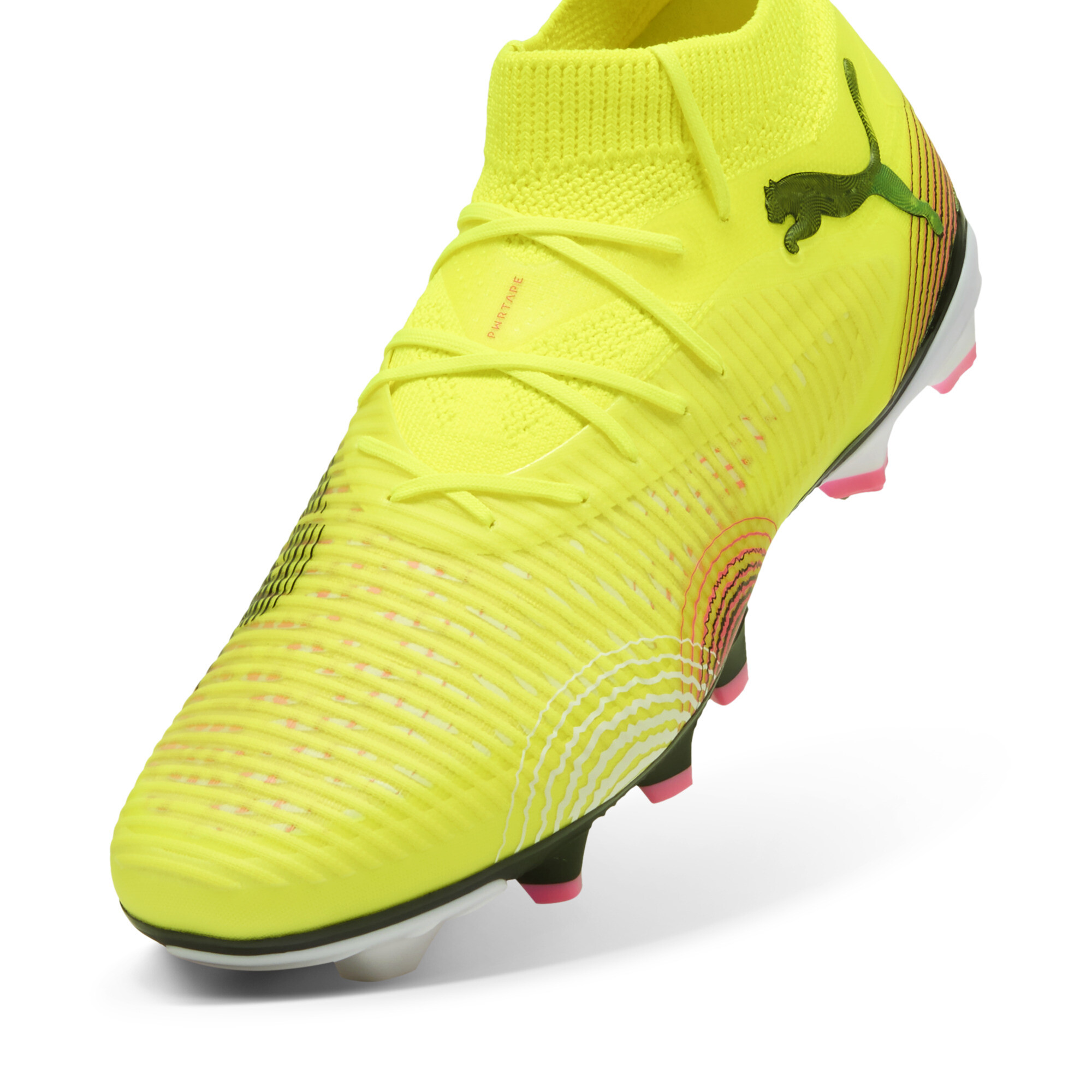 PUMA FUTURE 8 PRO FG/AG voetbalschoenen, Zwart/Geel, Maat 46,5 thumbnail 2