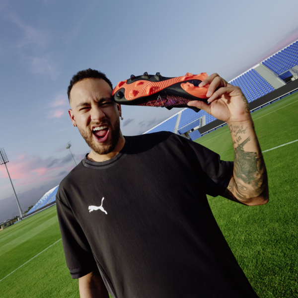 Tacos de fútbol FUTURE 8 MATCH FG/AG, PUMA Black-PUMA White-Glowing Red, large-MEX