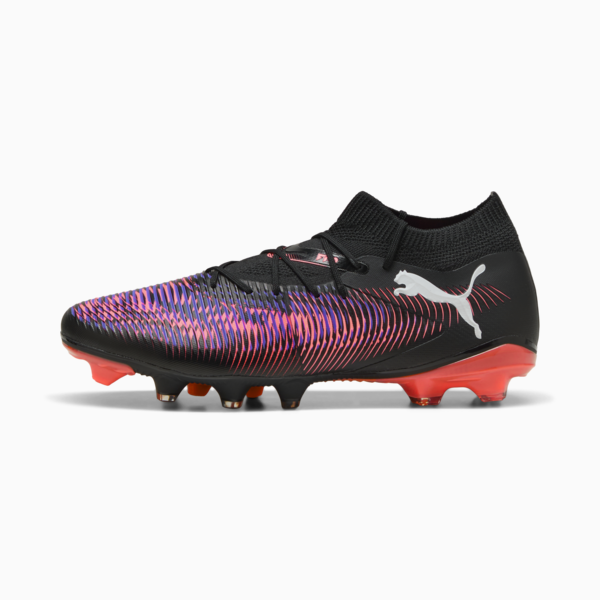 Tacos de fútbol FUTURE 8 MATCH FG/AG, PUMA Black-PUMA White-Glowing Red, large-MEX