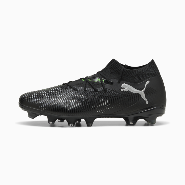 Botines de fútbol FUTURE 8 MATCH FG/AG, PUMA Black-Cool Light Gray-Fluo Green, large-ARG