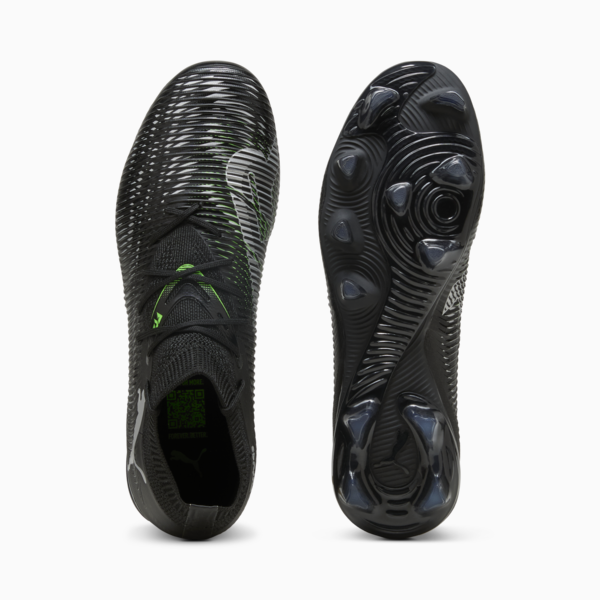 Tacos de fútbol FUTURE 8 MATCH FG/AG, PUMA Black-Cool Light Gray-Fluo Green, large-MEX
