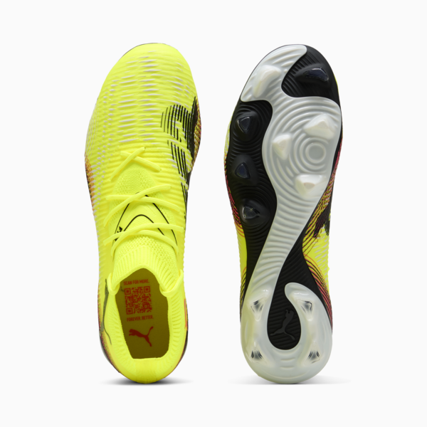 Tacos de fútbol FUTURE 8 MATCH FG/AG, Yellow Alert-PUMA Black-Sun Struck, large-MEX