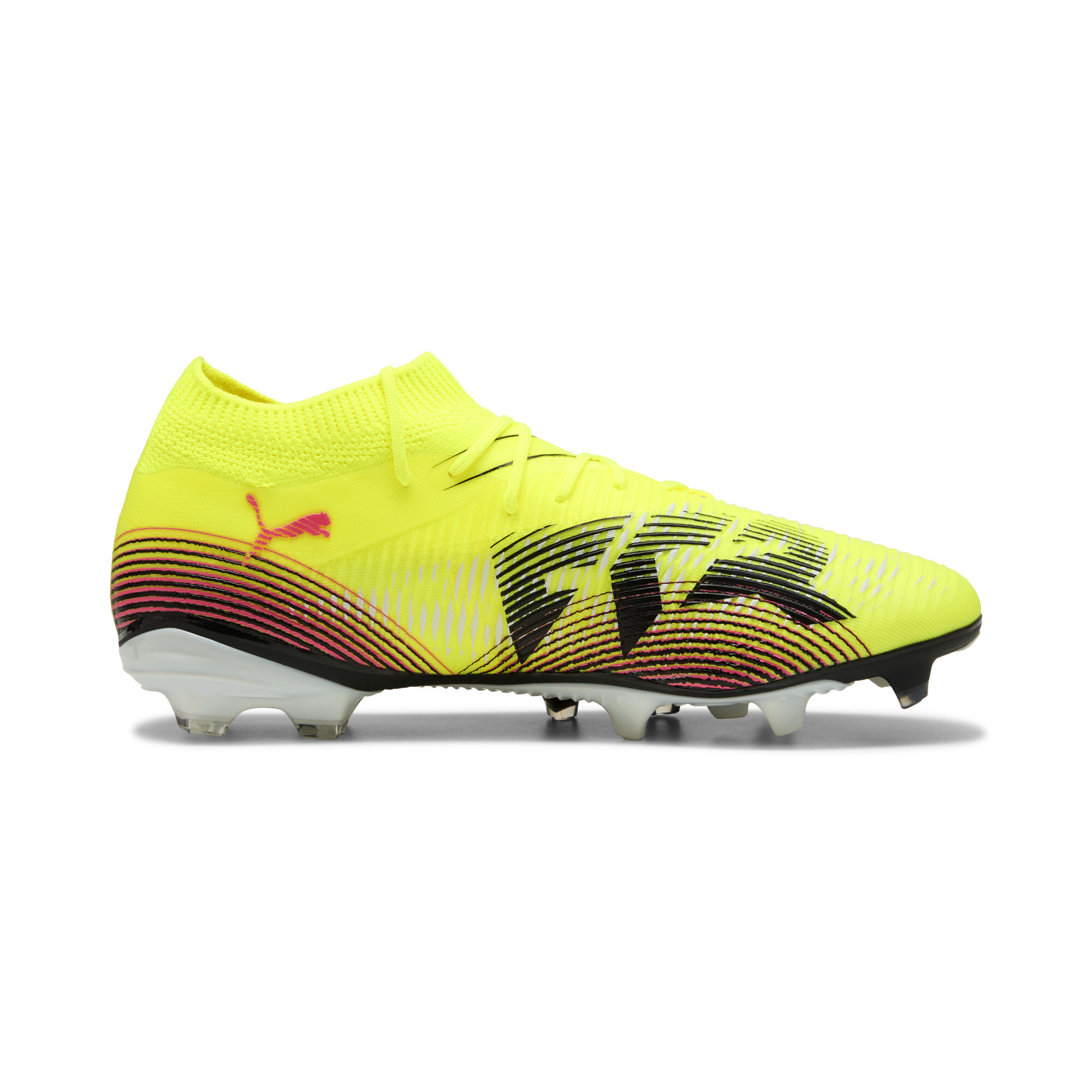PUMA FUTURE 8 MATCH FG/AG voetbalschoenen, Zwart/Geel, Maat 43 thumbnail 3