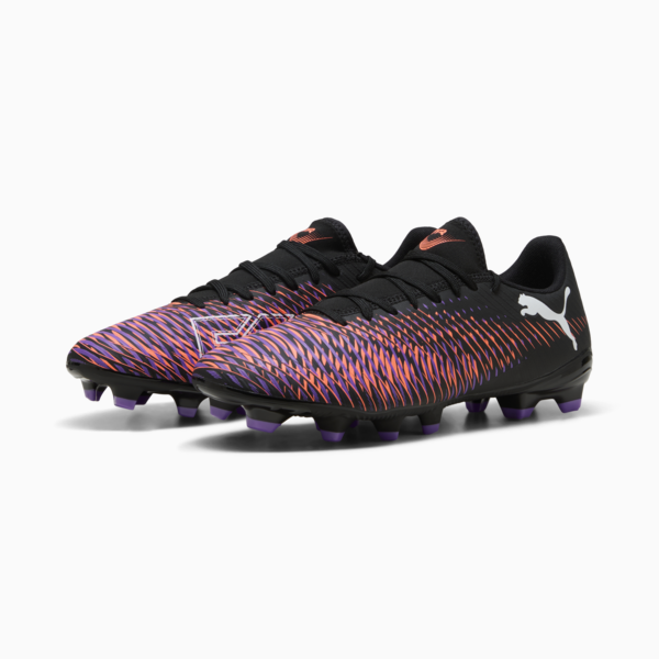 Tacos de fútbol FUTURE 8 PLAY FG/AG, PUMA Black-PUMA White-Glowing Red, large-MEX
