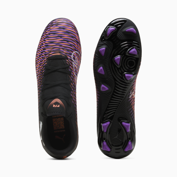 Tacos de fútbol FUTURE 8 PLAY FG/AG, PUMA Black-PUMA White-Glowing Red, large-MEX