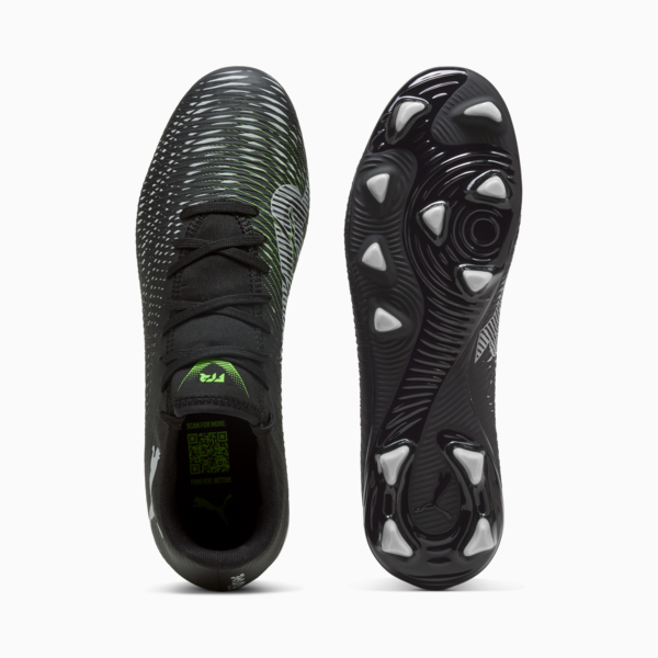 Tacos de fútbol FUTURE 8 PLAY FG/AG, PUMA Black-Cool Light Gray-Fluo Green, large-MEX