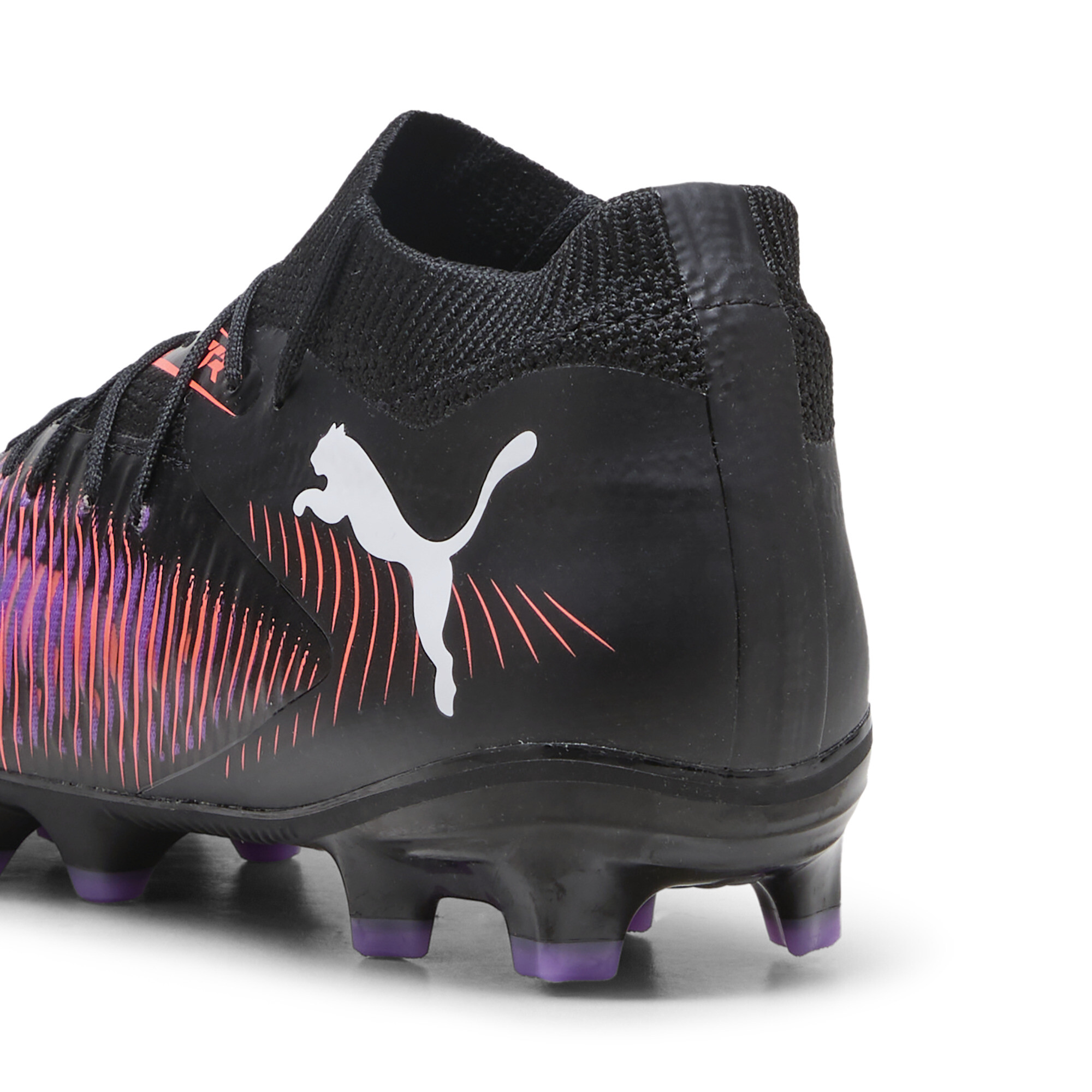PUMA FUTURE 8 PRO FG/AG voetbalschoenen, Zwart/Rood/Wit, Maat 32 thumbnail 5
