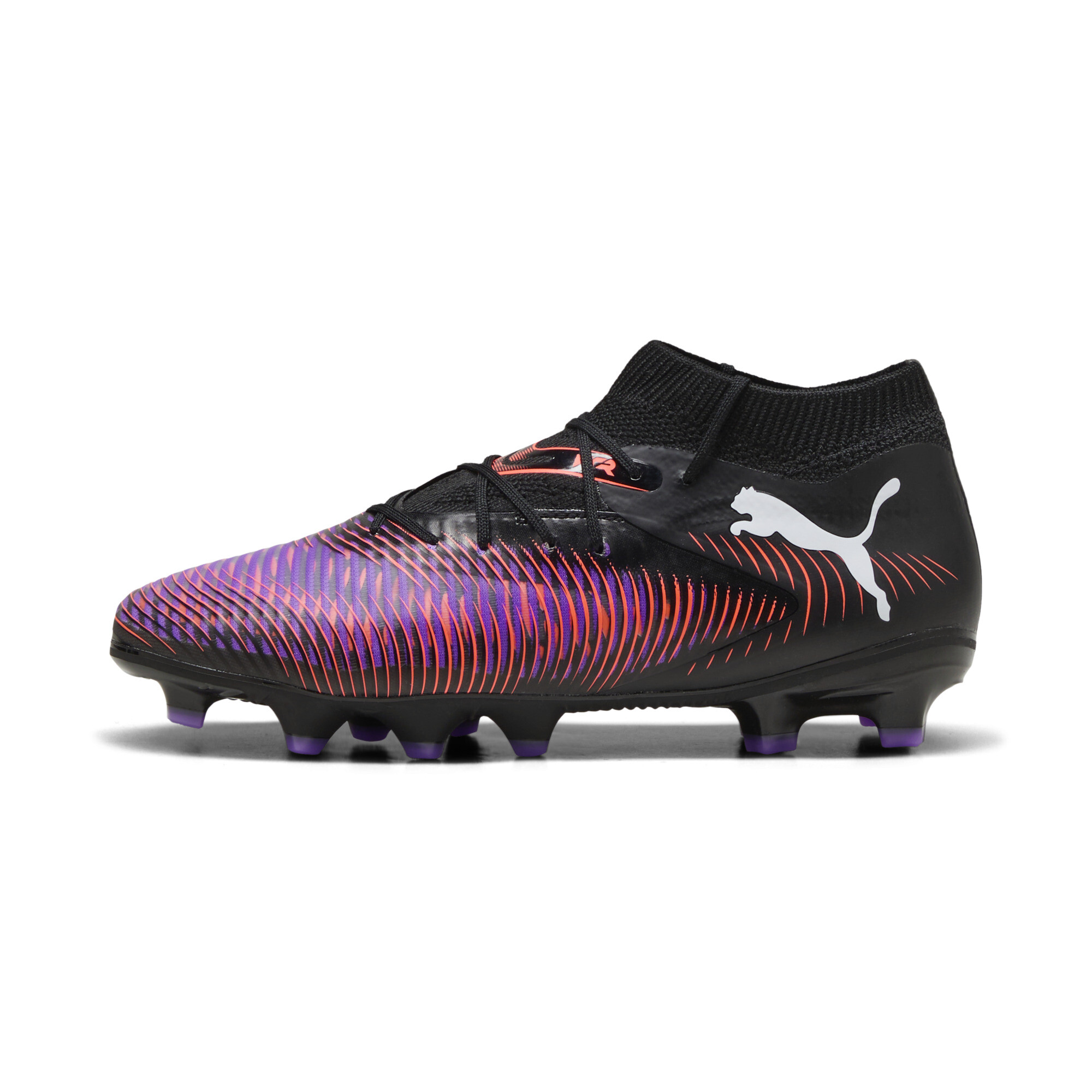 Chaussures de soccer à crampons pour terrain ferme/terrain artificiel FUTURE 8 PRO Enfant et adolescent, Noir, Jeune 11 | 108142_01