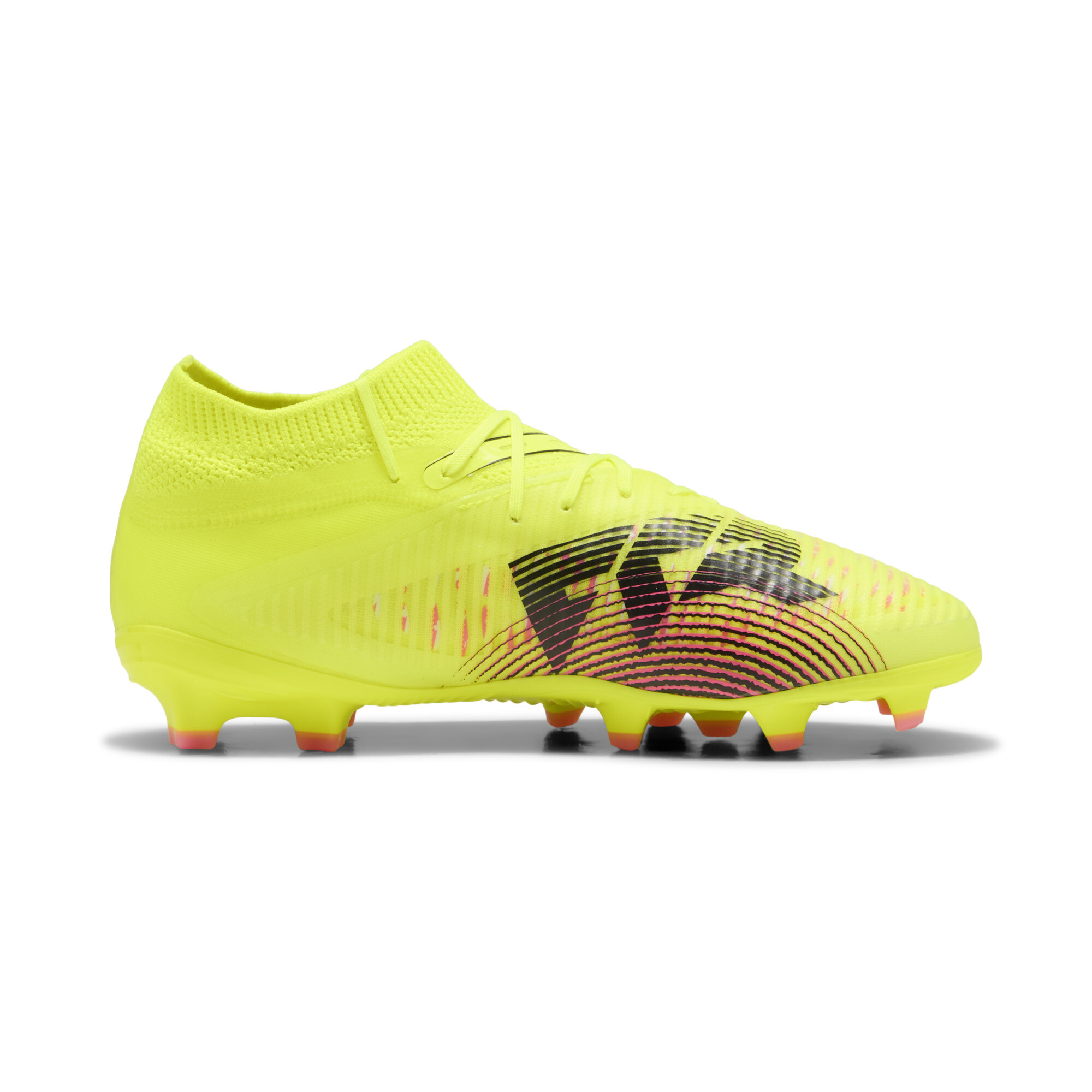 PUMA FUTURE 8 PRO FG/AG voetbalschoenen, Zwart/Geel, Maat 36 thumbnail 3
