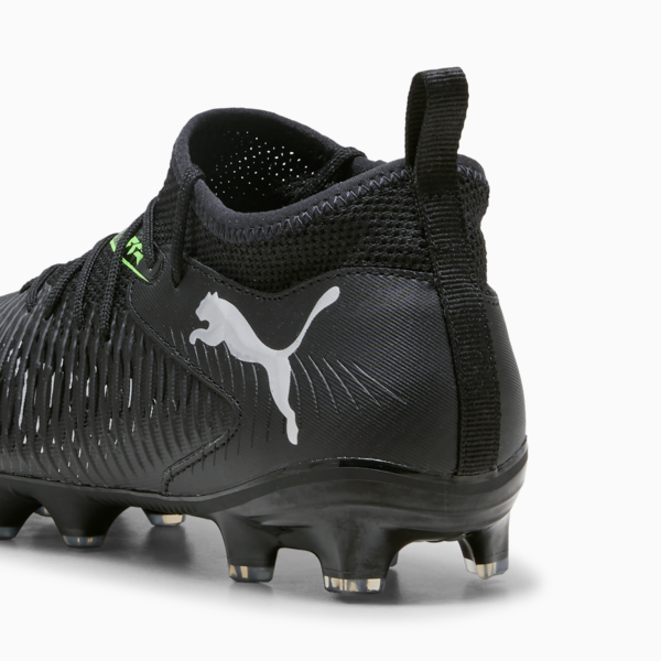 Tacos de fútbol FUTURE 8 MATCH FG/AG para adolescentes, PUMA Black-Cool Light Gray-Fluo Green, large-MEX