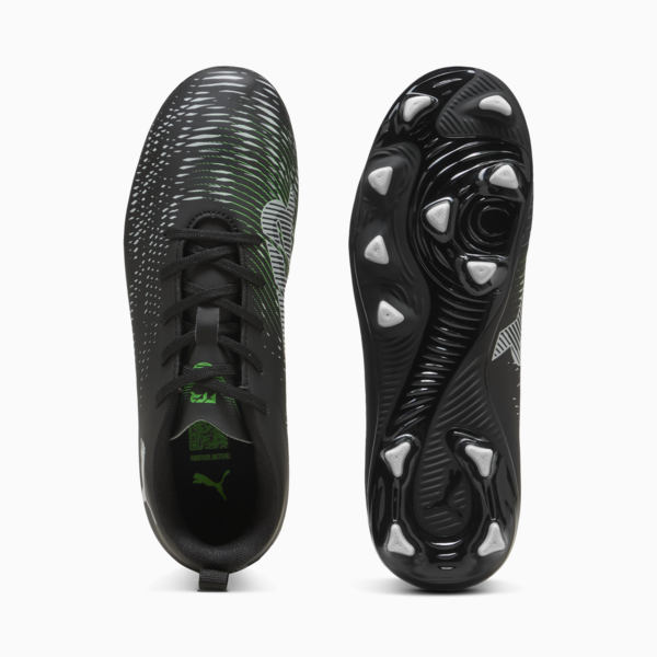 Tacos de fútbol FUTURE 8 PLAY FG/AG para adolescentes, PUMA Black-Cool Light Gray-Fluo Green, large-MEX