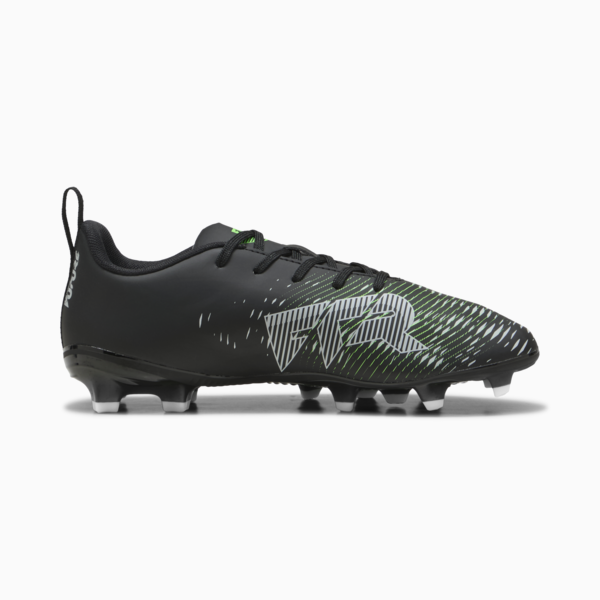 Tacos de fútbol FUTURE 8 PLAY FG/AG para adolescentes, PUMA Black-Cool Light Gray-Fluo Green, large-MEX