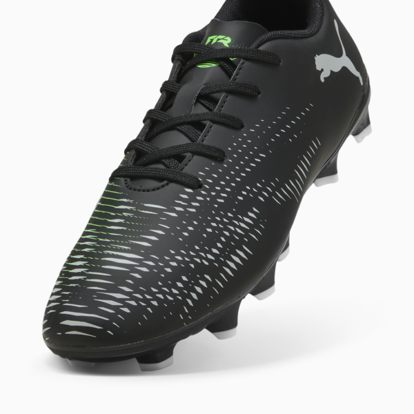 Tacos de fútbol FUTURE 8 PLAY FG/AG para adolescentes, PUMA Black-Cool Light Gray-Fluo Green, large-MEX