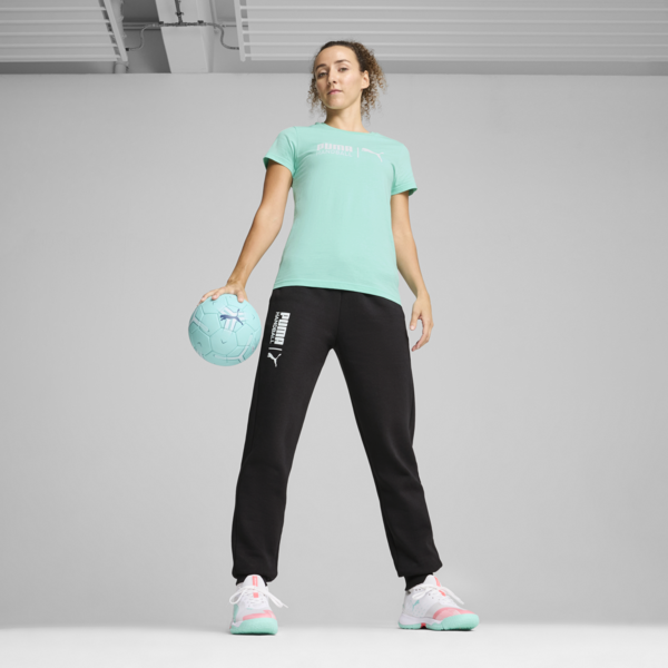 Solarstrike III W+ Indoor Sports Shoes Women, PUMA White-Electric Peppermint, large-ZAF