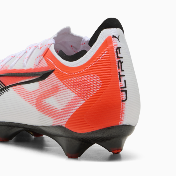 Tacos de fútbol ULTRA 5 CARBON FG, PUMA White-PUMA Black-Glowing Red, large-MEX