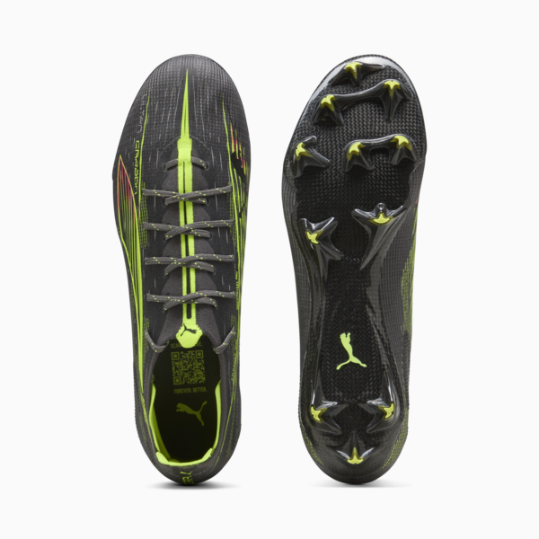 Tacos de fútbol ULTRA 5 CARBON FG, Matte Aged Silver-Yellow Alert-Sun Struck, large-MEX