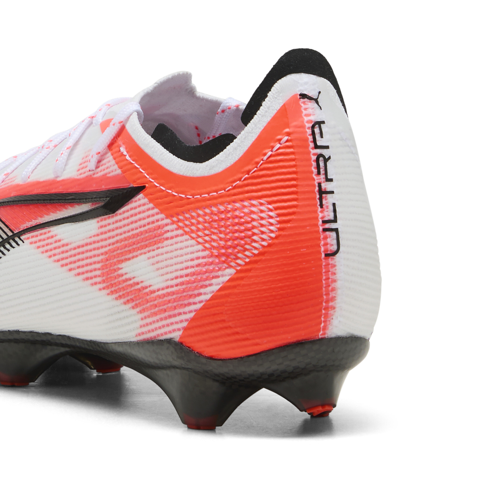 PUMA ULTRA 5 CARBON FG voetbalschoenen voor Dames, Zwart/Rood/Wit, Maat 40,5 thumbnail 6