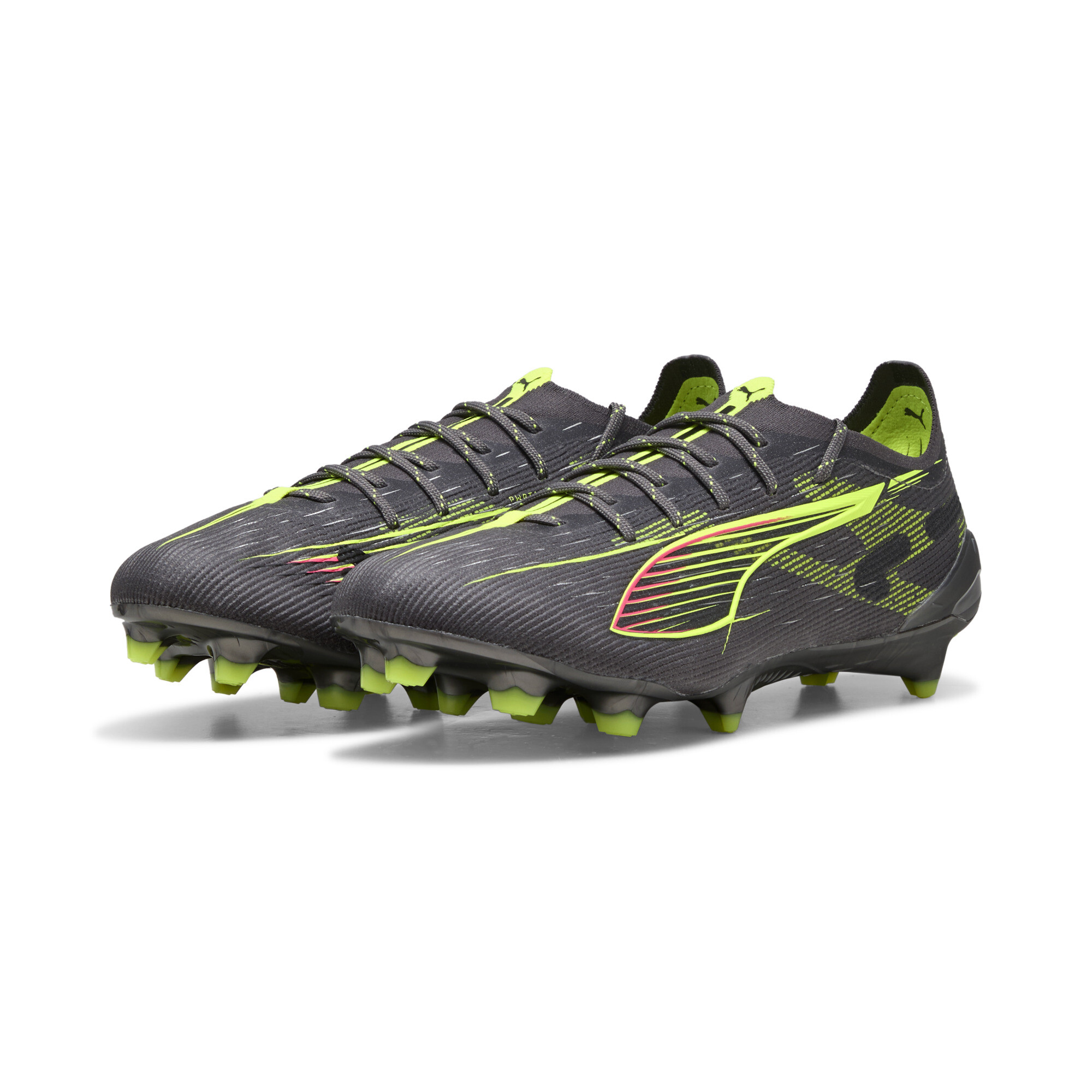 PUMA ULTRA 5 ULTIMATE FG voetbalschoenen, Geel/Zilver, Maat 42 thumbnail 7