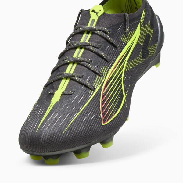 ULTRA 5 ULTIMATE FG Football Boots Unisex, Matte Aged Silver-Yellow Alert-Sun Struck, large-ZAF