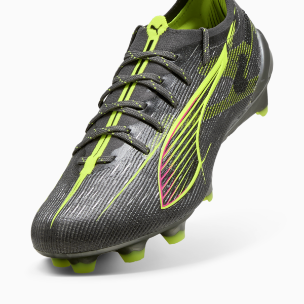 ULTRA 5 ULTIMATE FG Football Boots Women, Matte Aged Silver-Yellow Alert-Sun Struck, large-ZAF