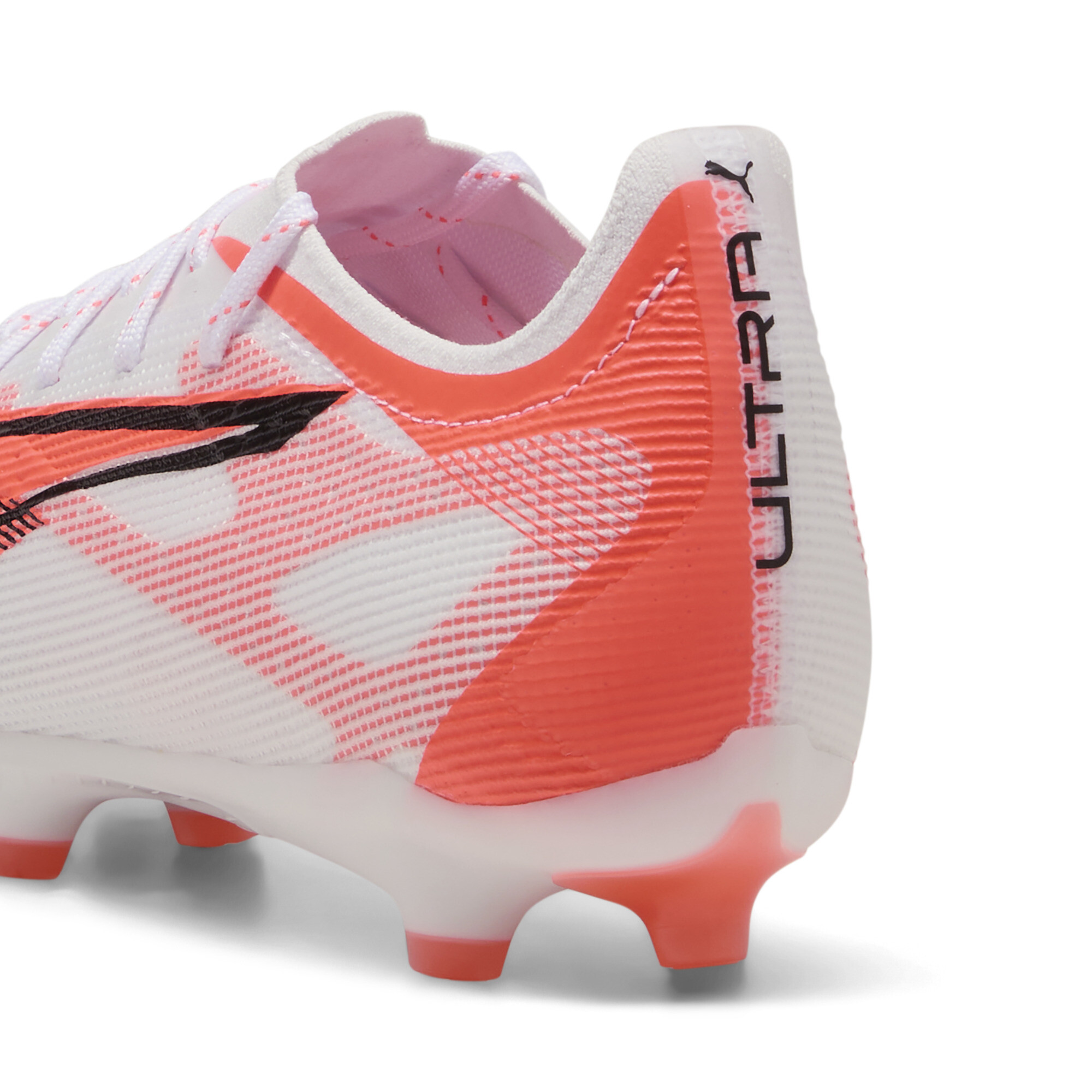 PUMA ULTRA 5 PRO FG/AG voetbalschoenen, Zwart/Rood/Wit, Maat 41 thumbnail 5