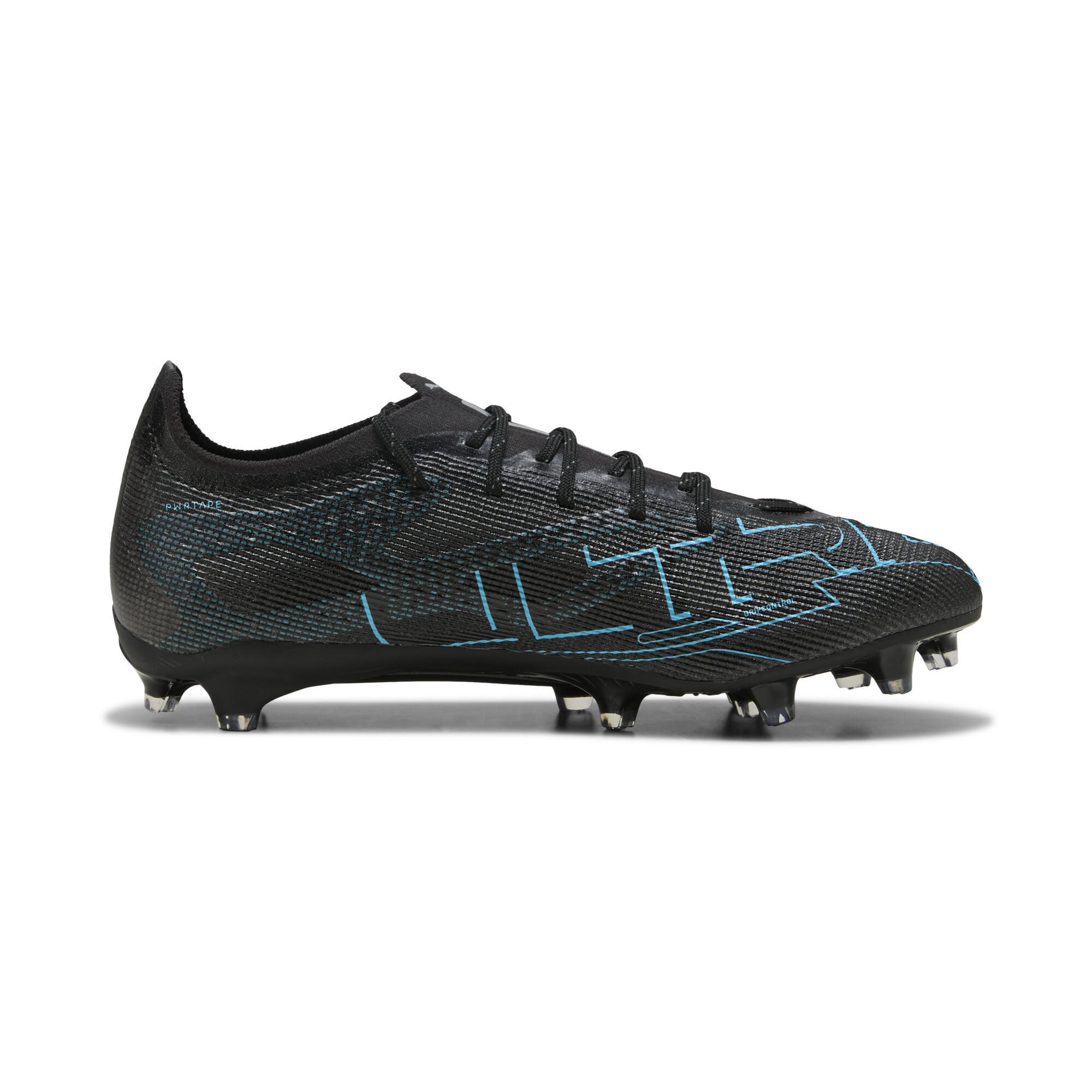 PUMA ULTRA 5 PRO FG/AG voetbalschoenen, Zwart/Zilver, Maat 43 thumbnail 3