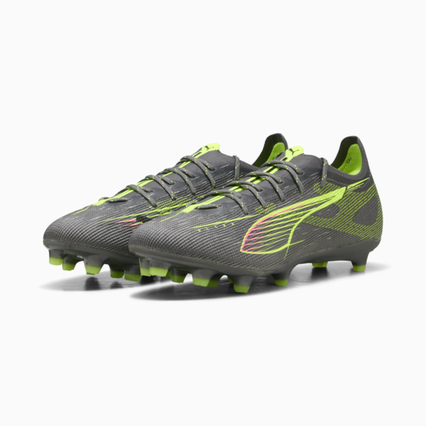 ULTRA 5 PRO FG/AG Football Boots Unisex, Matte Aged Silver-Yellow Alert-Sun Struck, large-ZAF