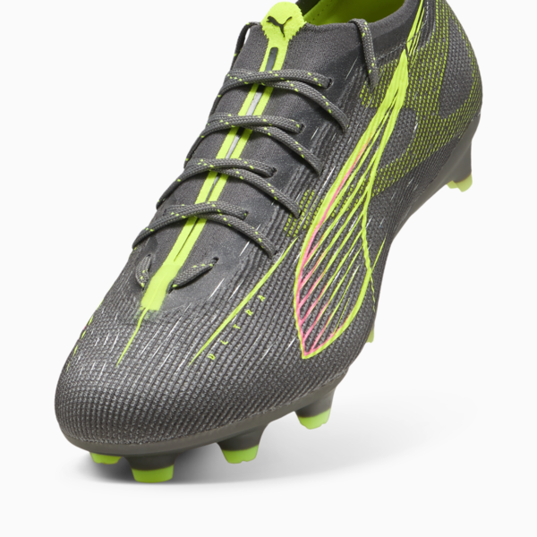 ULTRA 5 PRO FG/AG Football Boots Unisex, Matte Aged Silver-Yellow Alert-Sun Struck, large-ZAF