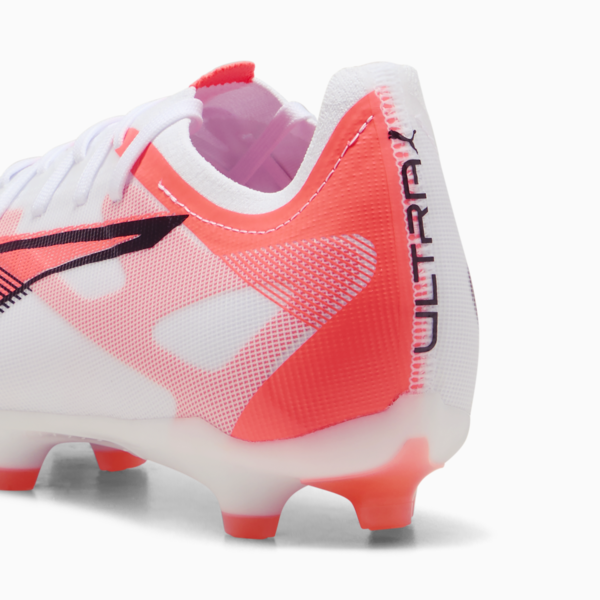 ULTRA 5 MATCH FG/AG Football Boots, PUMA White-PUMA Black-Glowing Red, large-MEX