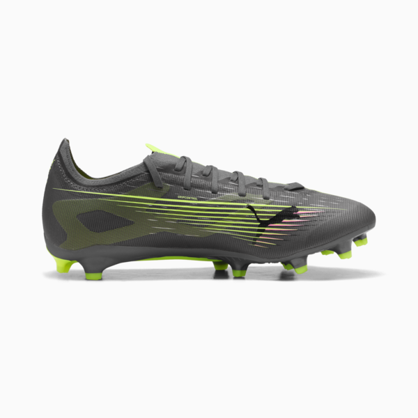 ULTRA 5 MATCH FG/AG Football Boots Unisex, Matte Aged Silver-Yellow Alert-Puma Aged Silver, large-ZAF