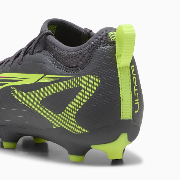 ULTRA 5 MATCH FG/AG Football Boots Youth, Matte Aged Silver-Yellow Alert-Puma Aged Silver, large-ZAF
