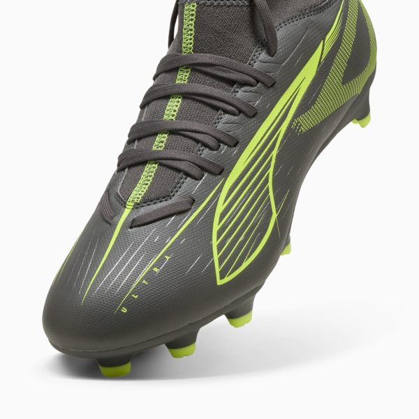 ULTRA 5 PLAY+ FG/AG Football Boots Unisex, Matte Aged Silver-Yellow Alert-Puma Aged Silver, large-ZAF