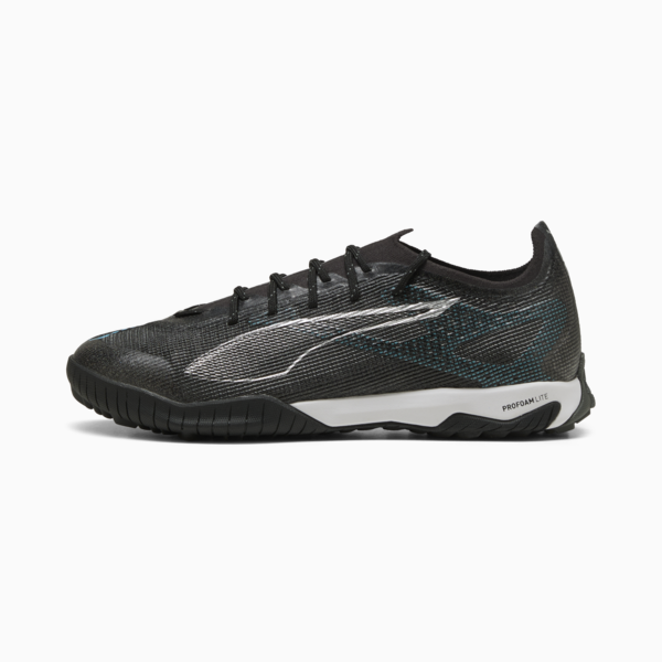 ULTRA 5 PRO CAGE Football Boots Unisex, PUMA Black-PUMA Silver-Bright Aqua, large-MEX